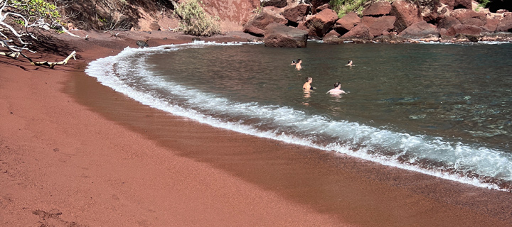 Red Sand Beach, Hana, Maui